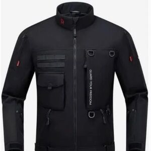 Motorcycle Jacket with CE Armor, Motorbike Riding Protective Slim Medium